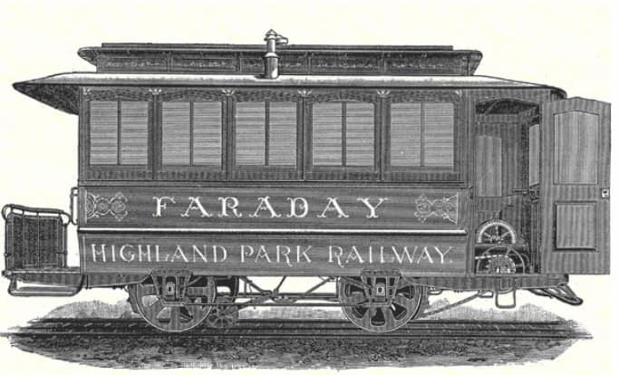Highland Park Railway Car